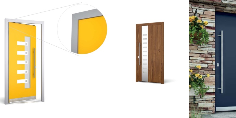 Front door flush panels